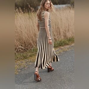 Zara Striped Midi Dress
